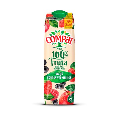 Compal Juice 100% Apple Red Fruits 1L